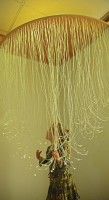 Fiberglow schap voor regendouche, kwart rond 120 x 120 cm Beuken